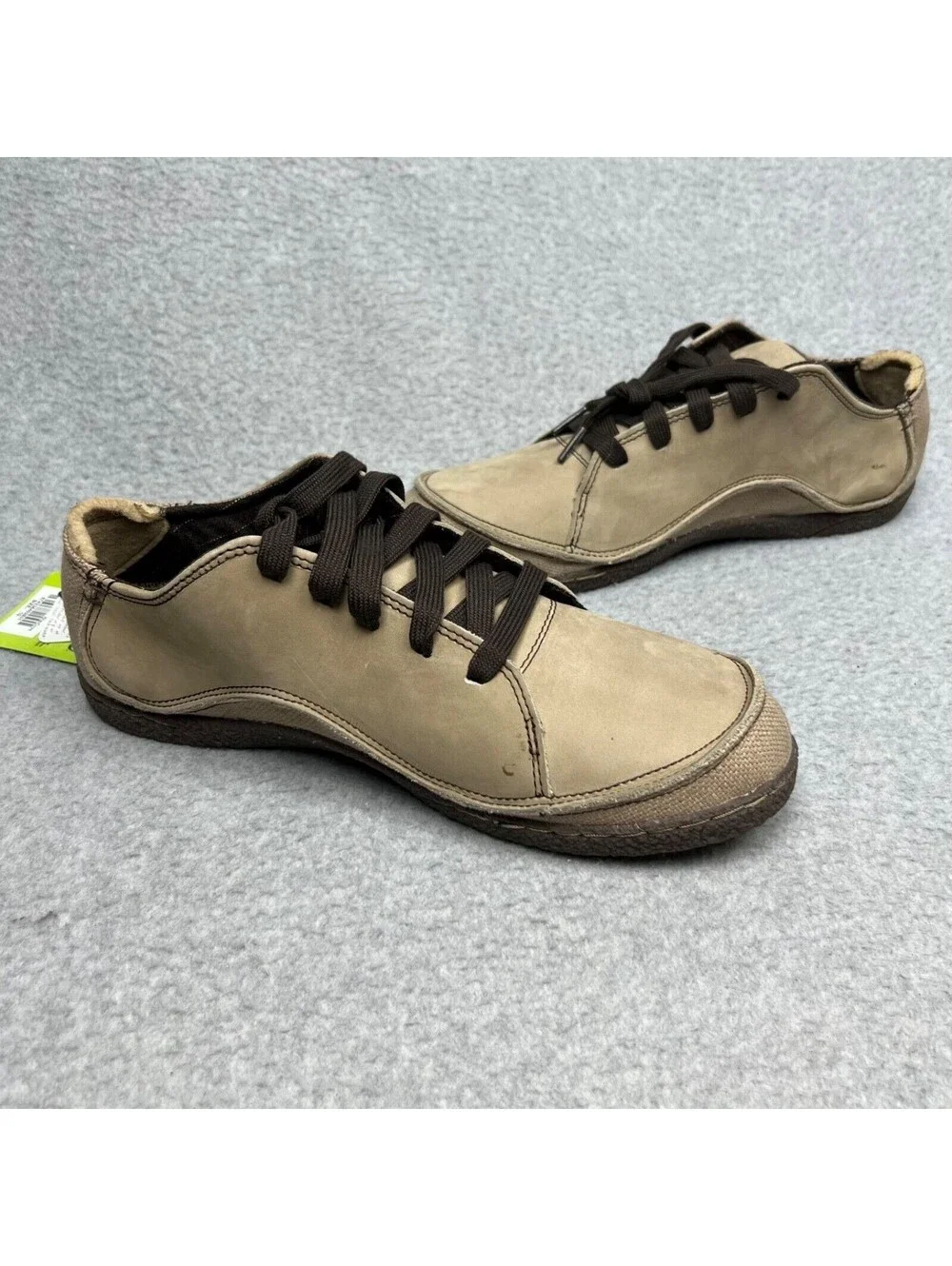 Ocean Minded Mens Leather Lace Up Casual Shoes 10 Lightweight Hobo Hemp low